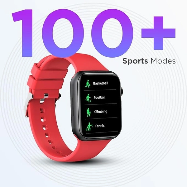 Fire-Boltt Ring Plus Bluetooth Calling Smartwatch with Largest 1.9" Full Touch Display & Full Metal Body, AI Voice, Over 100 Sports Modes, SpO2, Heart Rate Tracking open box