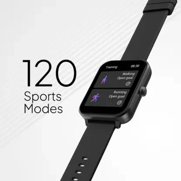 Fire-Boltt Ninja Calling Pro Plus 1.83 inch Display Smartwatch Bluetooth Calling, AI Voice Smartwatch  (Black Strap, Free Size) open box 