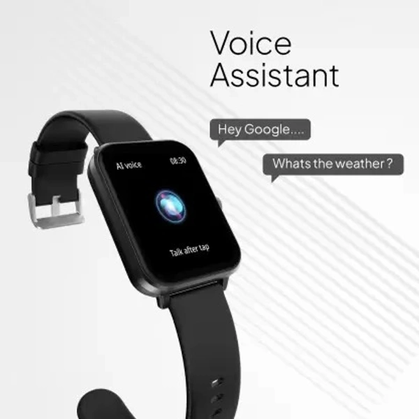 Fire-Boltt Ninja Calling Pro Plus 1.83 inch Display Smartwatch Bluetooth Calling, AI Voice Smartwatch  (Black Strap, Free Size) open box 