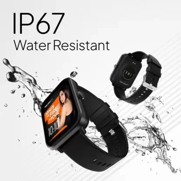 Fire-Boltt Ninja Calling Pro Plus 1.83 inch Display Smartwatch Bluetooth Calling, AI Voice Smartwatch  (Black Strap, Free Size) open box 