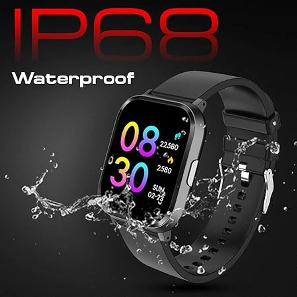 Fireboltt Ninja 2 Max 1.5" Touch Display, SpO2, Heart Rate, Sweat Resistance (Black) Smartwatch  (Black Strap, 1.5 inches)open box 