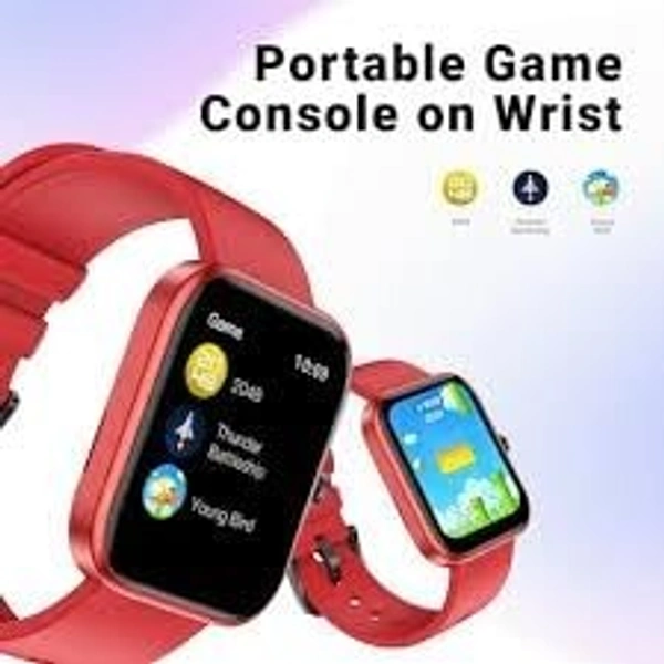 Fire-Boltt Ninja Call 2 Bluetooth Calling Smartwatch with 27 Sports Mode (Red) Free Size open box