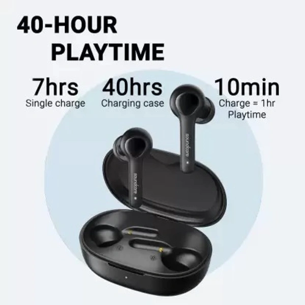 Soundcore by Anker Life Note True Wireless Bluetooth Headset  (Black, True Wireless) open box