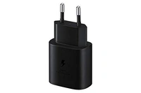 Samsung Original 25W USB Travel Adapter for Cellular Phones, Black white ( open box )