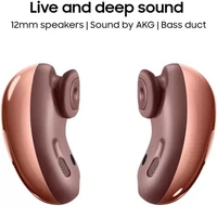(Refurbished)  SAMSUNG Galaxy Buds Live Bluetooth Headset  (Mystic Bronze, True Wireless)(open box )