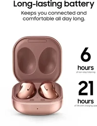 (Refurbished)  SAMSUNG Galaxy Buds Live Bluetooth Headset  (Mystic Bronze, True Wireless)(open box )