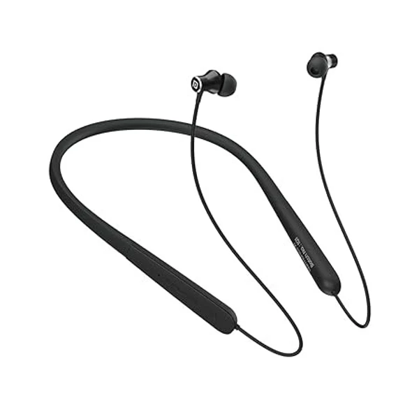 Portronics Harmonics X1 in Ear Wireless Bluetooth 5.0 Sports Headset with Superior Audio,15 Hrs Playtime, in Built Mic, Magnetic Earbuds, Type C Charging (Black)