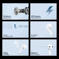 OnePlus Nord Buds CE Truly Wireless Bluetooth Headset  (Moonlight White, True Wireless)( open box )