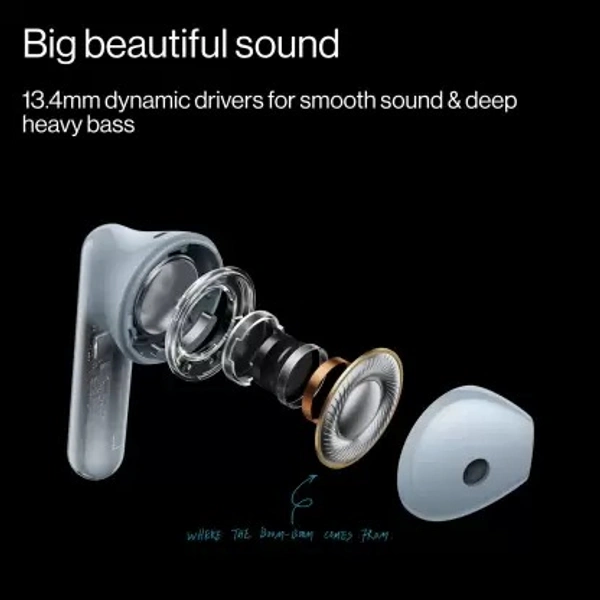 OnePlus Nord Buds CE Truly Wireless Bluetooth Headset  (Moonlight White, True Wireless)( open box )
