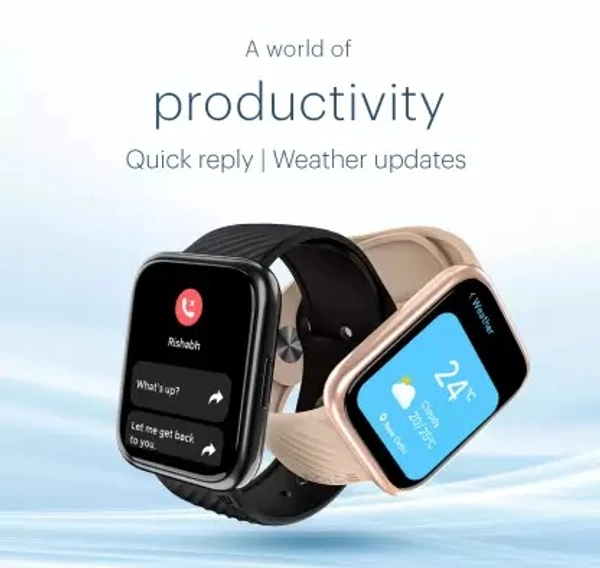 Noise ColorFit Vision 2 with 1.78'' Always on AMOLED Display Smartwatch  (Black Strap, Regular) ( open box )