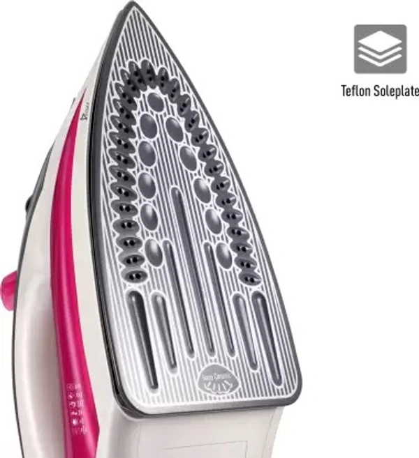Syska SSI-2700 Turbo Red 1600 W Steam Iron  (Pink) ( open box )