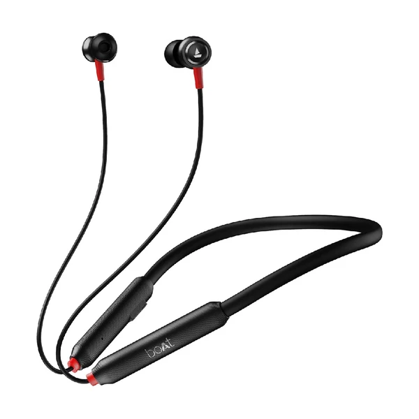 boat rockerz 185 pro Wireless Neckband Bluetooth 5.3 10 meters Wireless Range 10mm Drivers Playtime 20 Hours Enx Tech Magnetic earbuds Single press voice assistant IPX4 water resistance