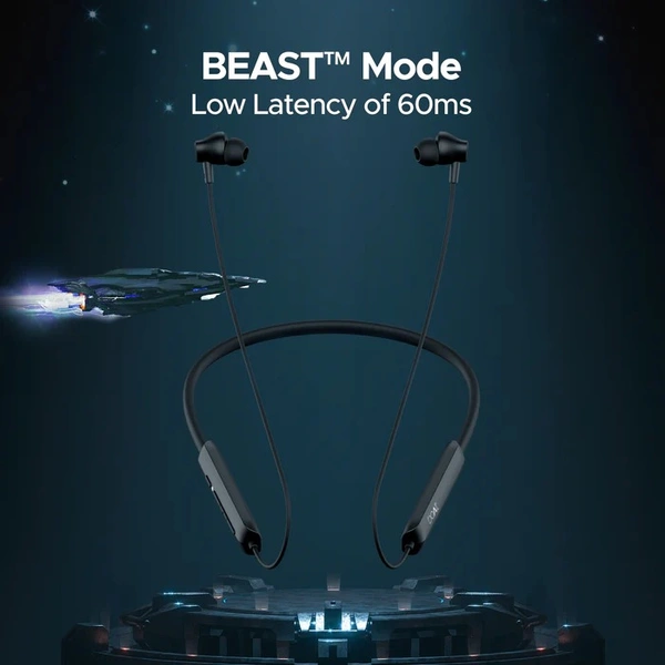 boat rockerz enticer Wireless Earphone with 30HRS Large Playback, BEAST™️ Mode, ENx™ Technology, Quick Switch Button
