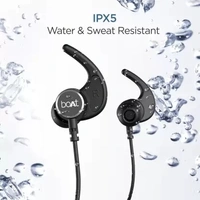 boAt Rockerz 235v2/238 with ASAP Charge and upto 8 Hours Playback Bluetooth Headset  (Charcoal Black, In the Ear)