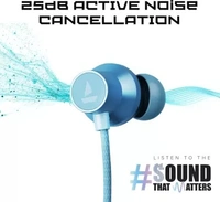 boAt Rockerz 333ANC with Crystal Bionic Sound,13mm Drivers &Active Noise Cancellation Bluetooth Headset  (Celestial Blue, In the Ear)