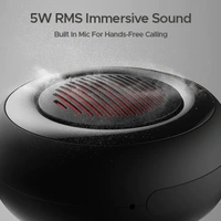 boat stone 105 Portable Bluetooth Speaker with 5W RMS Immersive Sound, 11 Hours Playback, Bluetooth v5.0 