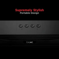 boAt Aavante Bar 500 / 503 / 508 10 W Bluetooth Soundbar  (Premium Black /Midnight Black / Pitch Black, 2.0 Channel)