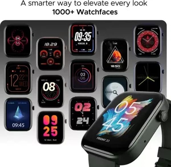 boAt Storm Call 2 1.83'' HD Display,BT Calling,boAt Coins & DIY Watch Face Studio Smartwatch 