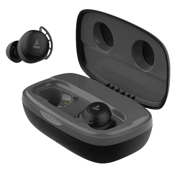 boAt Airdopes 441 Pro True Wireless in Ear Earbuds with Mic, Upto 150 Hours Playback, Signature Sound, IWP Technology, IPX7, BT v5.0, Type-c Interface and Capacitive Touch Controls(Active Black)