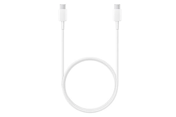 Samsung Original Type C to C Cable - 3.28 Feet (1 Meter) Compatible with Smartphone,White