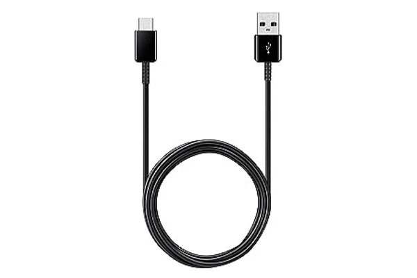 Samsung Original USB A to C Cable - (1.5M), Compatible Smartphone, Black / white 