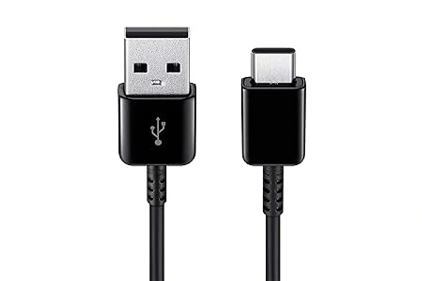 Samsung Original USB A to C Cable - (1.5M), Compatible Smartphone, Black / white 