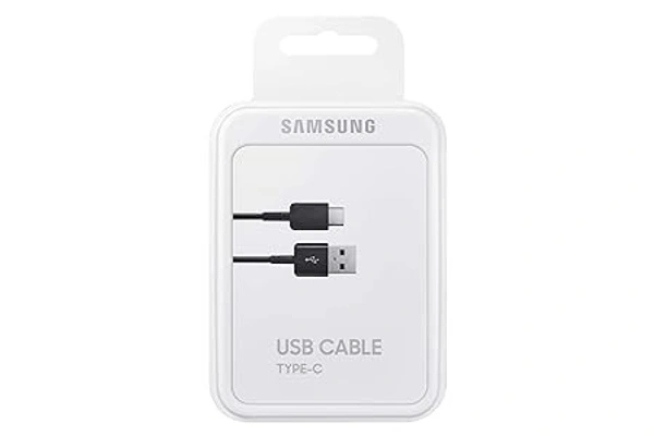 Samsung Original USB A to C Cable - (1.5M), Compatible Smartphone, Black / white 