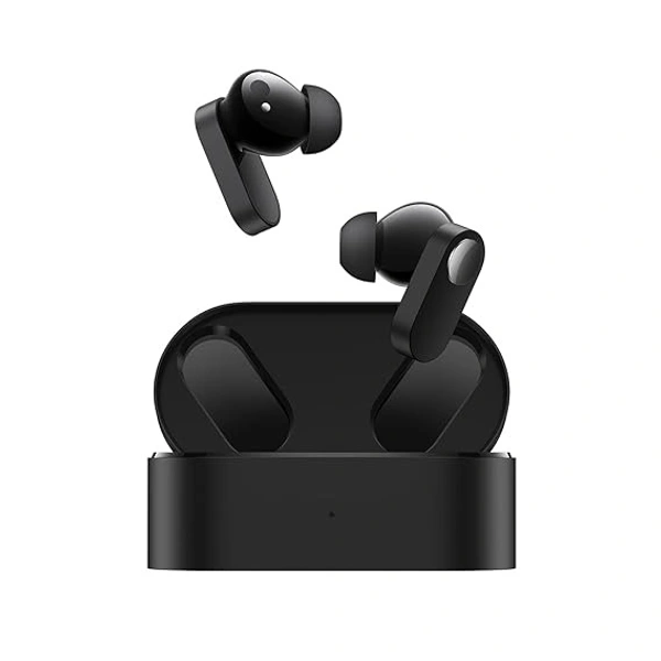 Oneplus Nord Buds True Wireless in Ear Earbuds with Mic, 12.4mm Titanium Drivers, Playback:Up to 30hr case, 4-Mic Design + AI Noise Cancellation, IP55 Rating, Fast Charging (Black Slate)