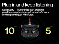 Oneplus Nord Buds True Wireless in Ear Earbuds with Mic, 12.4mm Titanium Drivers, Playback:Up to 30hr case, 4-Mic Design + AI Noise Cancellation, IP55 Rating, Fast Charging (Black Slate)