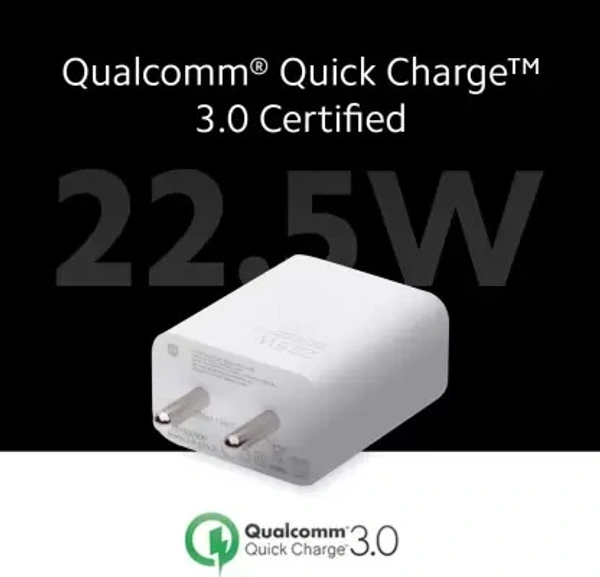 Mi Fast USB Type C 22.5W charger combo for Mobiles with detachable USB cable  (White, Cable Included)
