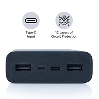 MI Power Bank 3i 20000mAh Lithium Polymer 18W Fast Power Delivery Charging | Input- Type C | Micro USB| Triple Output | Sandstone Black