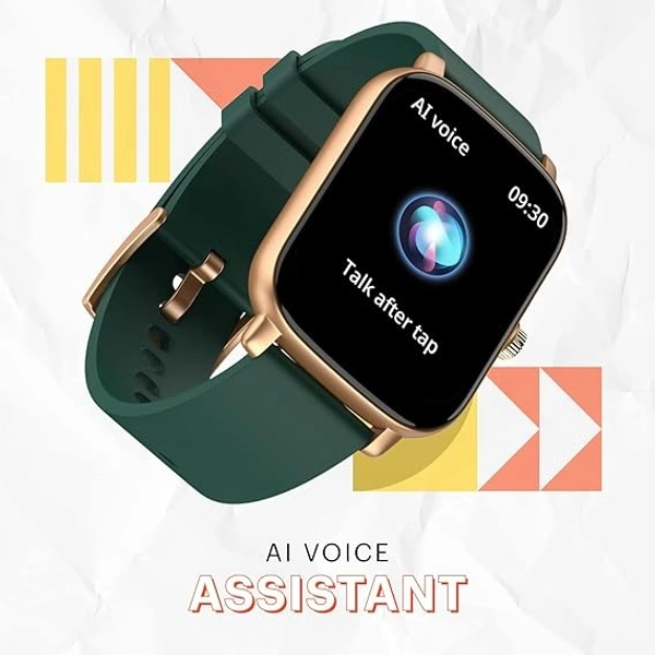 Noise Vivid Call Bluetooth Calling Smartwatch with Metallic dial, 550 nits Brightness, AI Voice Assistant, Heart Rate Monitoring, 7 Days Battery & 100+ watchfaces (Space Blue)
