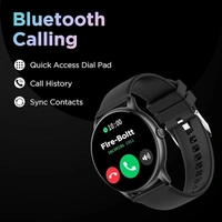 Fire-Boltt Phoenix Smart Watch with Bluetooth Calling 1.3",120+ Sports Modes, 240 * 240 PX High Res with SpO2, Heart Rate Monitoring & IP67 Rating (Black)
