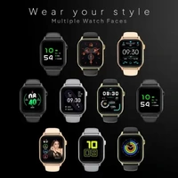 Fire-Boltt Rise BT Calling,1.85", Voice Assistance & 123 Sports Single BT Connection Smartwatch  (Gold Strap, Free Size)