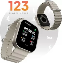 Fire-Boltt Supernova 1.78 AMOLED 368*448px High Resolution,BT Calling and 123 Sports Modes Smartwatch  (Gold Strap, Free Size)