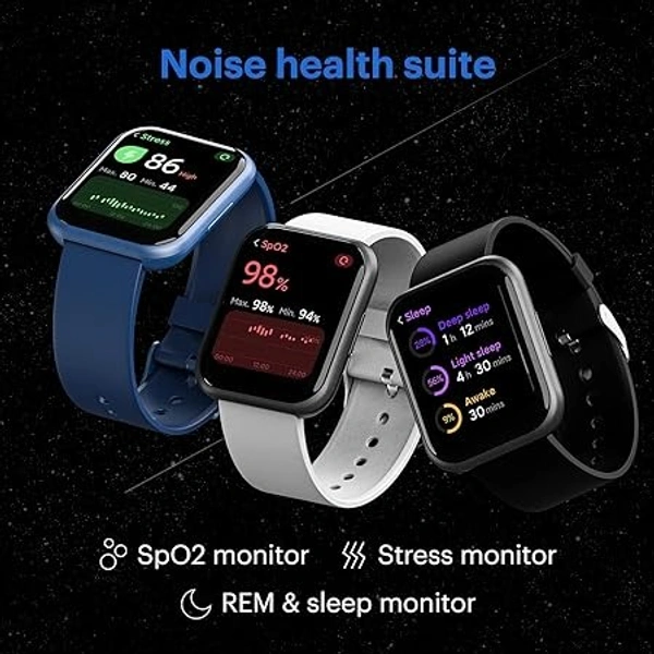 Noise ColorFit Ultra Smart Watch with 1.75" HD Display, Aluminium Alloy Body, 60 Sports Modes, Spo2, Lightweight, Stock Market Info, Calls & SMS Reply (Open box )