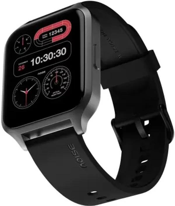 ( open box ) Noise ColorFit Brio Smartwatch  (Black Strap, Regular) ( Open box )