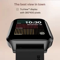 ( open box ) Noise ColorFit Brio Smartwatch  (Black Strap, Regular) ( Open box )
