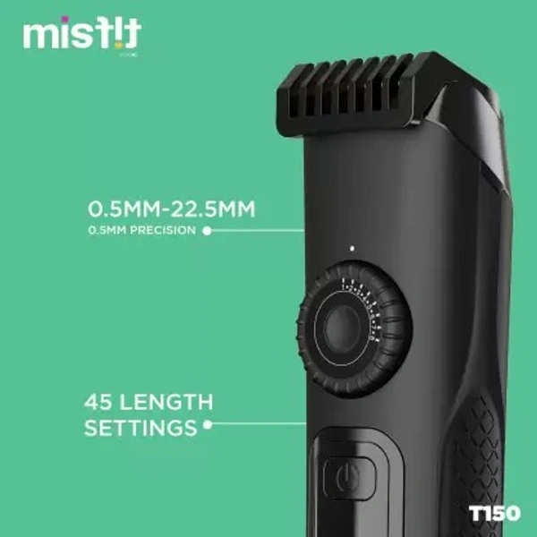 Misfit by boAt T150 Trimmer 90 mins Runtime 45 Length Settings  (Black)