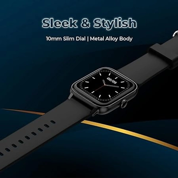 GIZMORE Blaze X Smartwatch Bluetooth Calling 1.85" HD Display, 600 NITS, 240 * 286 PX High Res with SpO2, Heart Rate Monitoring, smartwatch