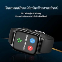 GIZMORE Blaze X Smartwatch Bluetooth Calling 1.85" HD Display, 600 NITS, 240 * 286 PX High Res with SpO2, Heart Rate Monitoring, smartwatch