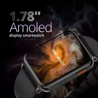 Fire-Boltt Hulk 1.78 inch Amoled Bluetooth Calling with 120 sports modes Smartwatch  (Black Strap, 1.78)
