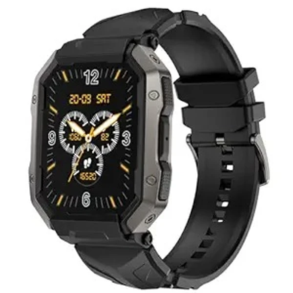 Fire-Boltt Cobra Smart Watch 1.78" Always-On AMOLED Display, Army Grade Strong Build, Bluetooth Calling with 123 Sports Modes, 60 Hz Refresh Rate, IP68 Rating