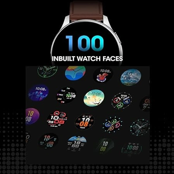 Fire-Boltt INVINCIBLE 1.39" (3.53cm) AMOLED 454x454 Bluetooth Calling Smartwatch ALWAYS ON, 100 Sports Modes, 100 Inbuilt Watch Faces & 8GB Storage