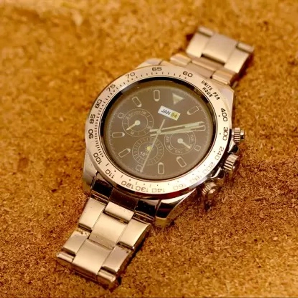 Fire-Boltt Blizzard 1.28" Luxury watch with BT Calling,Stainless Steel Body & Health Suite Smartwatch  (Mist Soft Gold Strap, Free Size)