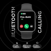 Fire-Boltt Visionary 1.78" AMOLED Bluetooth Calling Smartwatch with 368 * 448 Pixel Resolution, Rotating Crown & 60Hz Refresh Rate 100+ Sports Mode, TWS Connection, Voice Assistance (Black)