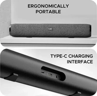 boAt Aavante Bar 590 with 25W RMS, Dual Passive Radiatior & 7 Hours Playback 25 W Bluetooth Soundbar  (Pebble Black, 2.0 Channel)