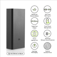 ( Refurbished )Mi Power Bank Boost Pro 30000mAh with 18W Fast Charging|Power Delivery 3.0|24W Fast Recharging|Triple Output Port|Dual Input with Type C|16 Layer Protection (Black)