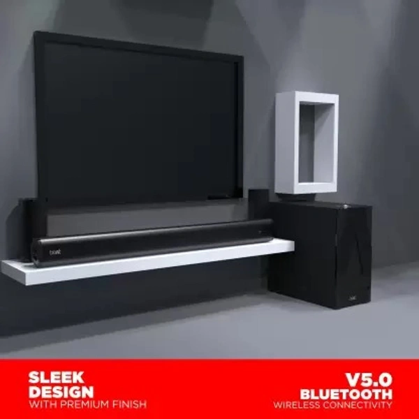 ( Refurbished)boAt Aavante Bar 3100D 260 W Bluetooth Soundbar  (Premium Black, 5.1 Channel)