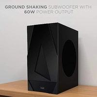 ( Refurbished ) boAt Aavante Bar 1580 2.1 Channel Home Theatre Soundbar with 120W Signature Sound, Wired Subwoofer, Multiple Connectivity Modes, Entertainment EQ Modes(Premium Black)